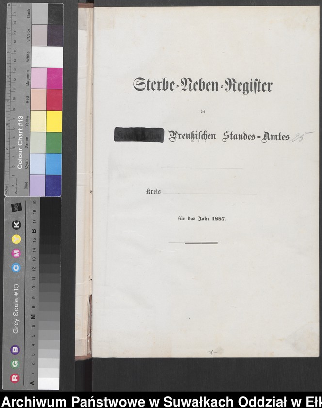 image.from.unit.number "Sterbe-Neben-Register des Preussischen Standes-Amtes [Orlowen] Kreis [Loetzen] für das Jahr 1887"