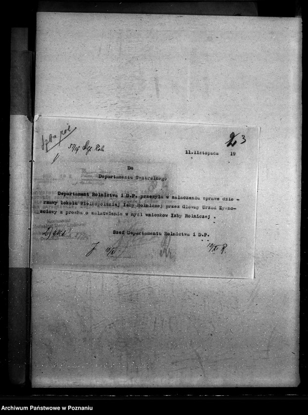 Obraz 7 z jednostki "Sprawy szczegółowo-administracyjne Wielkopolska Izba Rolnicza"