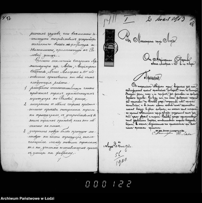 Obraz 14 z jednostki "Ob otkrytji vjezda s ulicy Volovoj na nedvižimost Allarta"