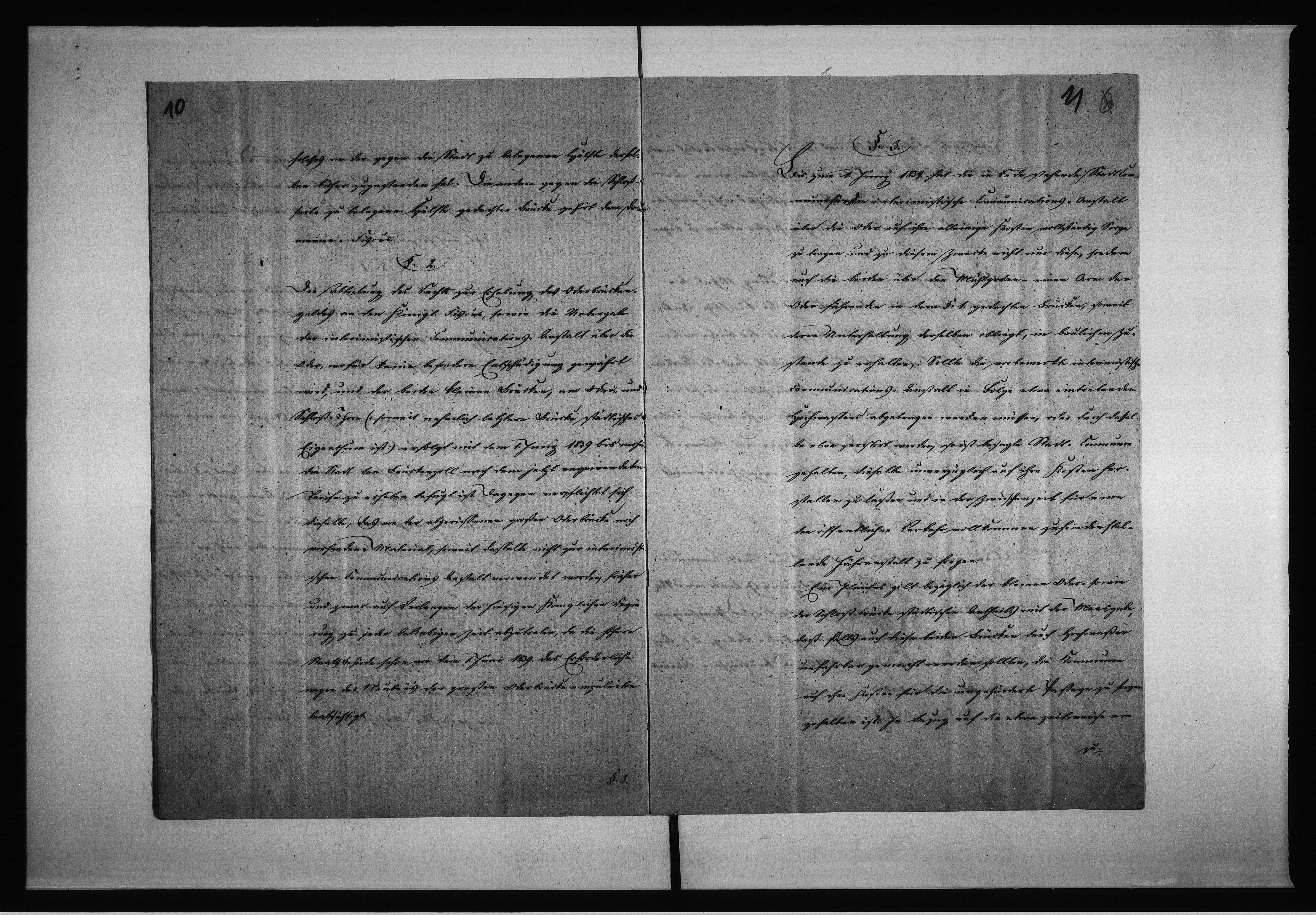 Obraz 11 z jednostki "Gerichtlich unterm 14 ten Mai 1839 abgeschlossener Ablösungs-Vertrag über die Oderbrückenzoll Gerechtigkeit et" Ordre v. 7 te August" 1839 ad Depositum genommen Richter Kamer. Unterm 8 ten "Juni 41" zu v Einsicht heraus genommen Frochlich Richter Unterm 17 te Juni 41. wieder ad Depositum Frochlich Richter"