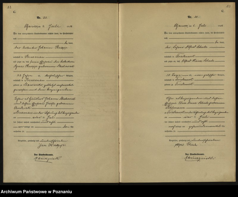 Obraz 14 z jednostki "Sterbe-Haupt-Register"