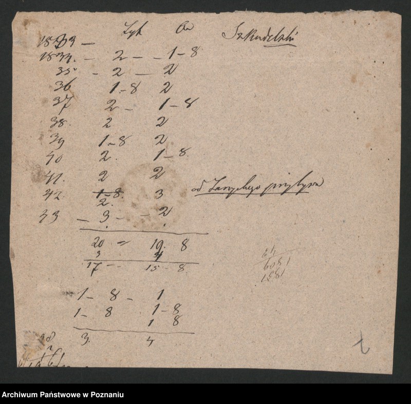 Obraz 9 z jednostki "A. betr. Personalia der polnischen Überläufer Franz und Sofia Adamczak /al. Gościniak, Adamiak/"