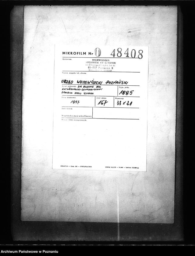 Obraz 2 z jednostki "Die Bildung der Entwaesserungsgenossenschaft Dembicz Kreis Schroda"