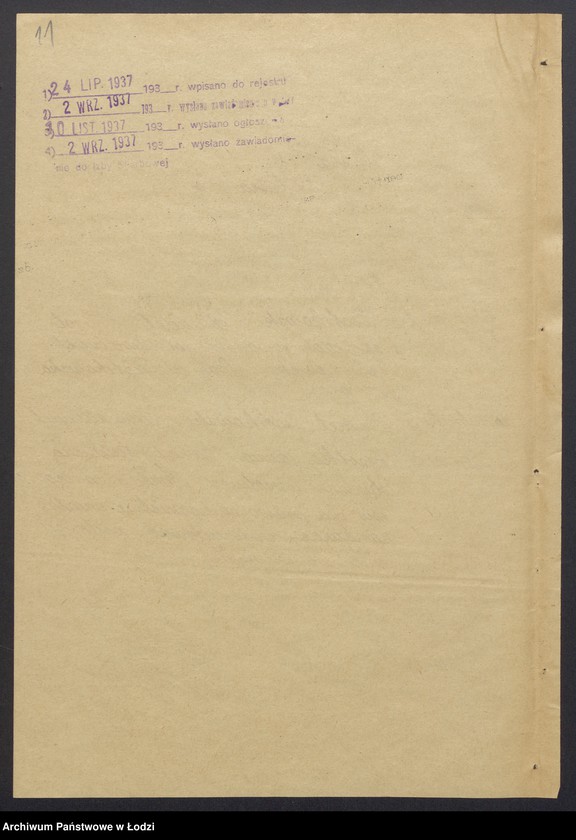 Obraz 13 z jednostki "Izrael Piotrkowski, Aron Mandel- wyrób i sprzedaż towarów półjedwabnych i podszewek"