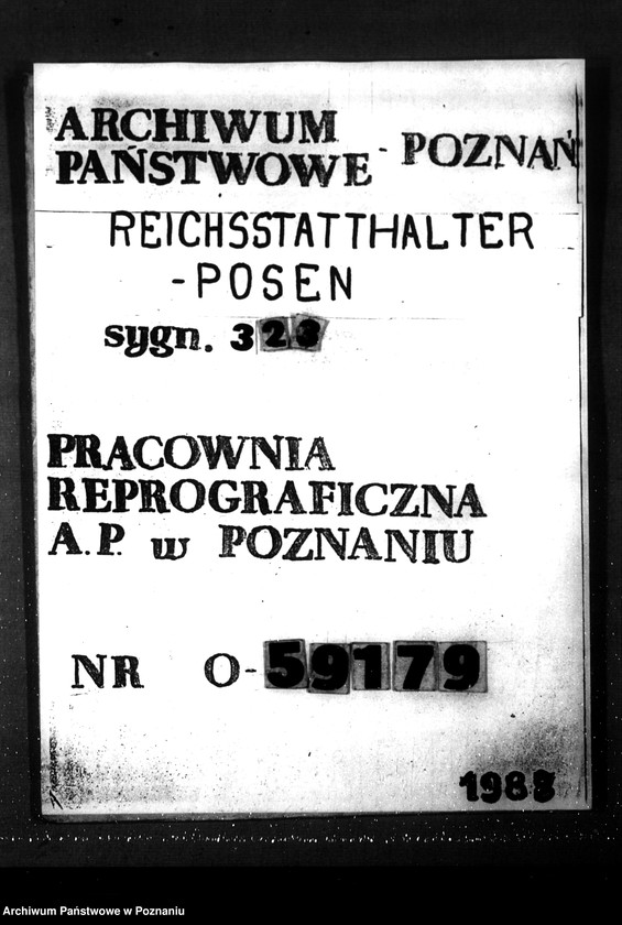 Obraz 1 z jednostki "Abrechnungsbuch mit der Regierungoberkasse Posen"