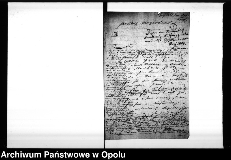 Obraz 5 z jednostki "Acta betreffend das verbothwidrige Beziehen der Ablass - und andern Märkte mit Waaren und Getränke vol I de anno 1809 bis"