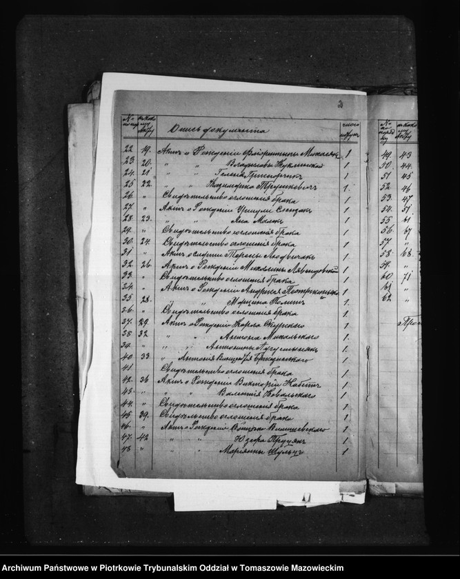 Obraz 7 z jednostki "[Dowody do akt małzeństw]"