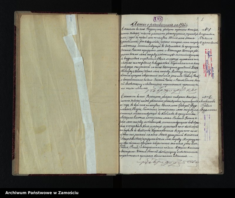 image.from.unit.number "Akta urodzeń, małżeństw, zgonów"