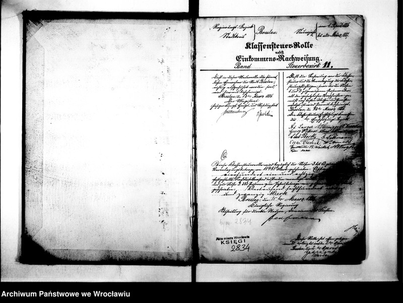 image.from.unit.number "Klassensteuerrolle nebst Eikommens - Nachweisung"