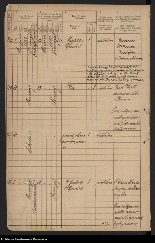 image.from.unit.number "Księga urodzin rok 1897 tom XXI [Księga urodzeń]"