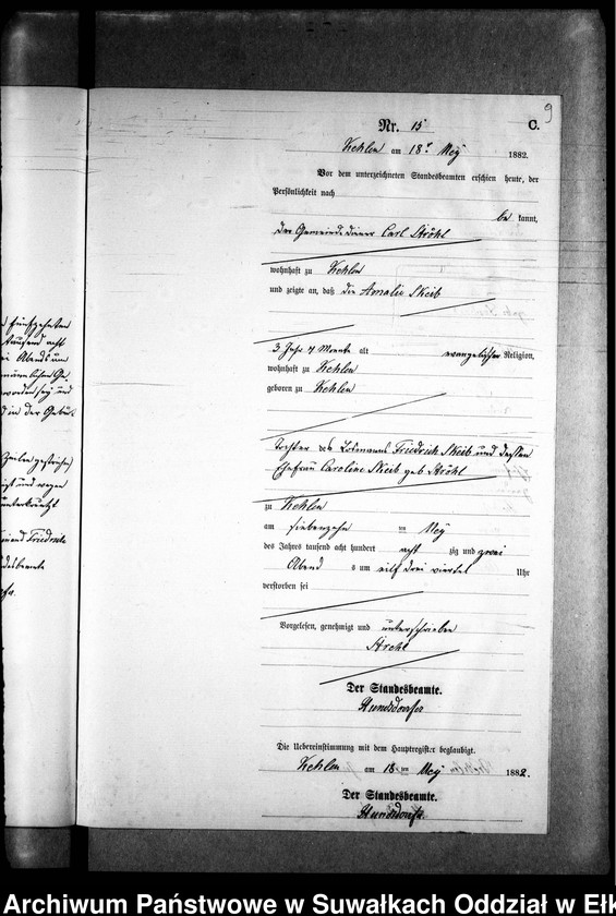 image.from.unit.number "Sterbe-Neben-Register des Preussischen Standes-Amtes Kehlen Kreis Angerburg"