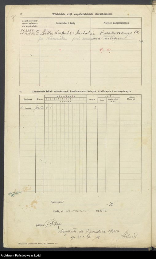 image.from.unit.number "Księga inwentarzowa nieruchomości m. Łodzi ul. Helska"