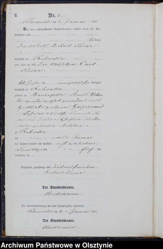 image.from.unit.number "Sterbe-Neben-Register Nr 1 - 124"