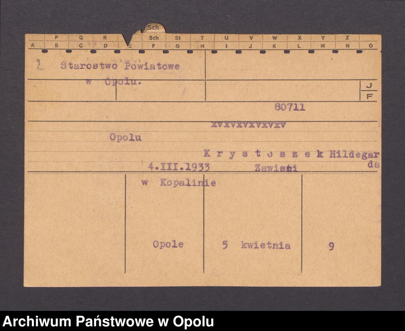 Obraz 4 z jednostki "[Klosek Johanna, ur. 20.05.1886 Ratibor]"