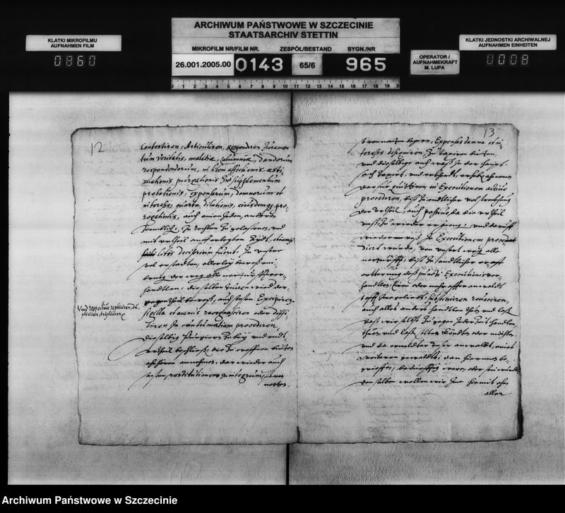 Obraz 9 z jednostki "Die Brüder Karsten und Andreas v. Münchow zu Marsin und Karzenburg / die Erben des Lorenz v. Somnitz zu Bewersdorf: Darlehnsschuld."