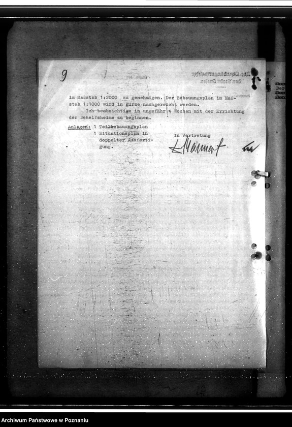 Obraz 13 z jednostki "Bau von Behelfsheimen im Kreise Gnesen (Gniezno)"