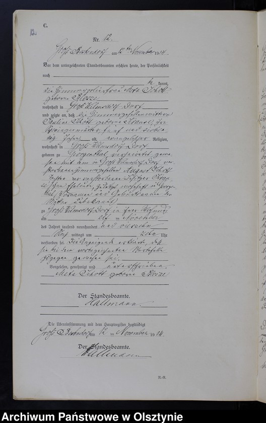 image.from.unit.number "Sterbe-Neben-Register Nr 1 - 21"