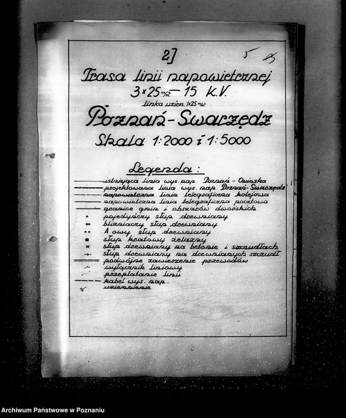 Obraz 9 z jednostki "Wniosek Elektrownia Miejska w Poznaniu o zatwierdzenie planu linii elektrycznej z Poznania do Swarzędza"