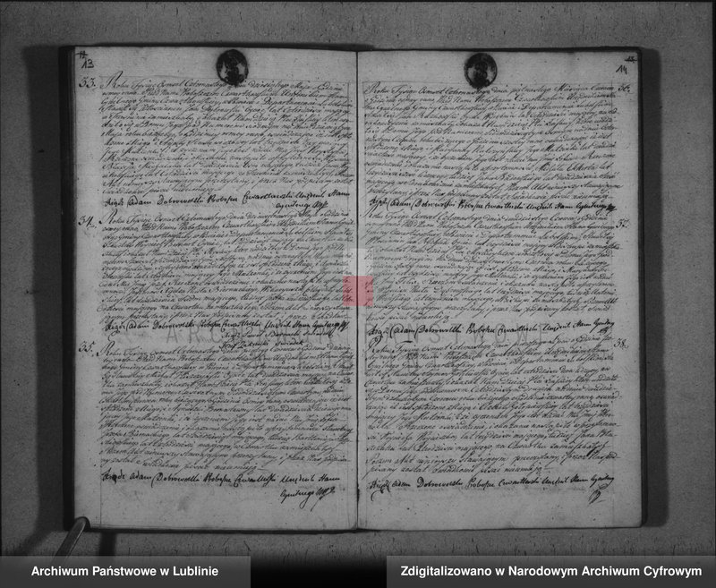 image.from.unit.number "Księga urodzeń, zapowiedzi, małżeństw i zgonów"