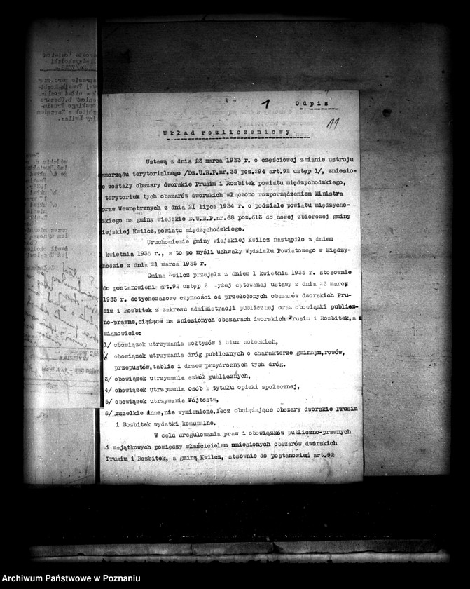 Obraz 15 z jednostki "Majątek Rozbitek-Prusim powiatu międzychodzkiego przymusowy wykup"