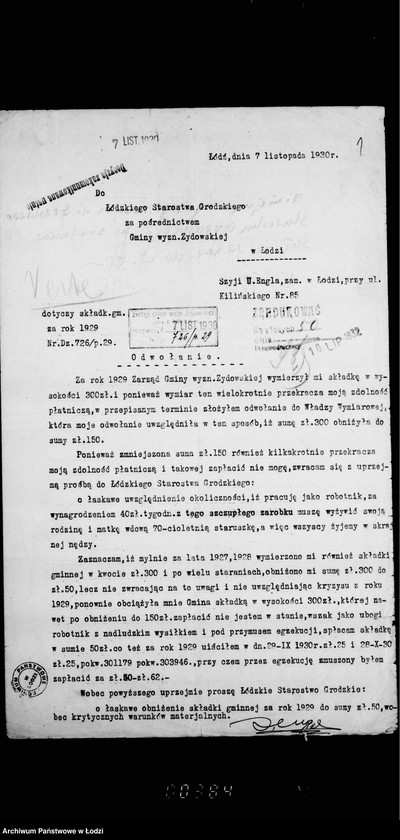 Obraz 5 z jednostki "[Sprawy podatkowe]"