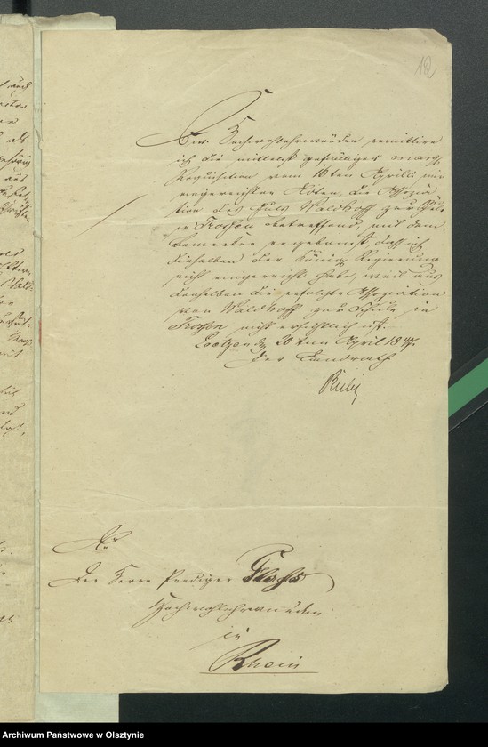 image.from.unit.number "Assozierung des Gutez Waldhof zur Schule in Trossen"