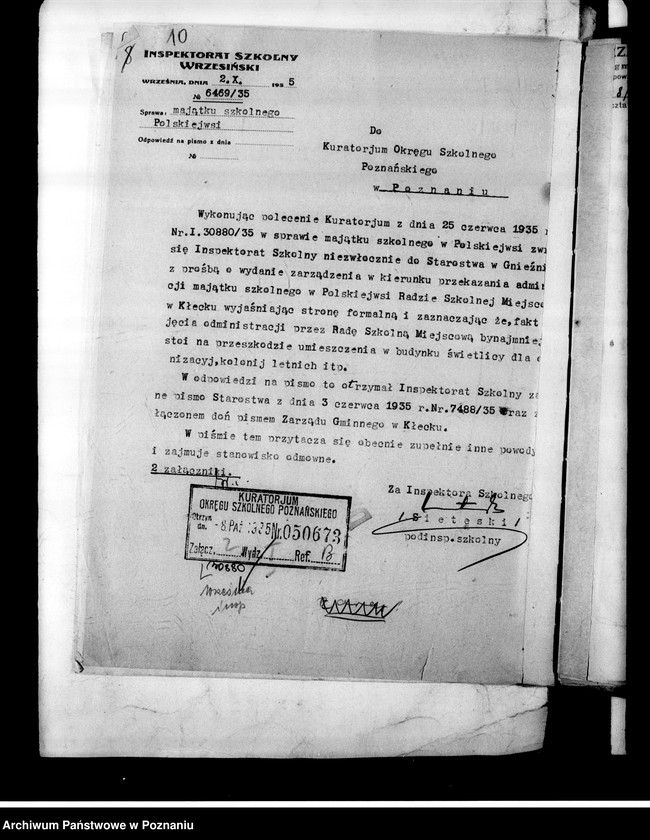 Obraz 13 z jednostki "Inspektorat Szkolny- Września"