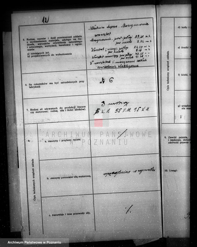 image.from.unit.number "Fabryka mebli w Poznaniu projekt urządzenia warsztatu stolarskiego przy ul. Śniadeckich 12"