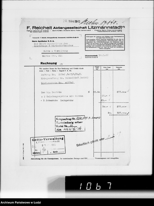Obraz 19 z jednostki "[Leergut F.Reichelt A.G.L