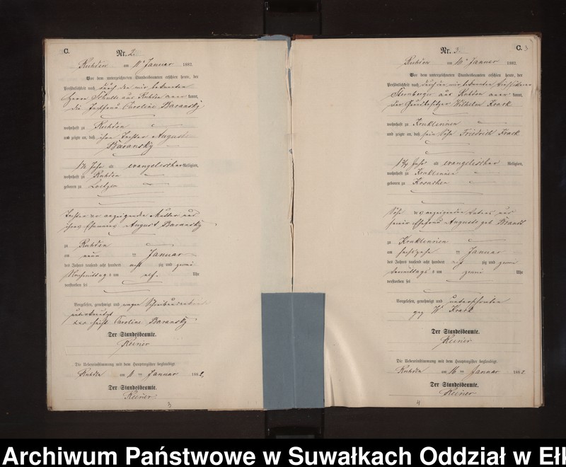 image.from.unit.number "Sterbe-Neben-Register des Preussischen Standes-Amtes Stasswinnen Kreis Loetzen"