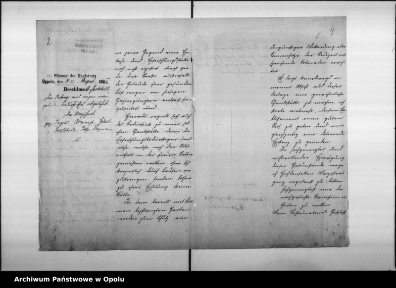 Obraz 6 z jednostki "Acta des Magistrats zu Oppeln betreffend die Gastwirtschaft an der Malapaner-Chaussee von Klusche Vol. I"