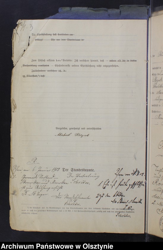image.from.unit.number "Beläge zum Heiraths-Register"