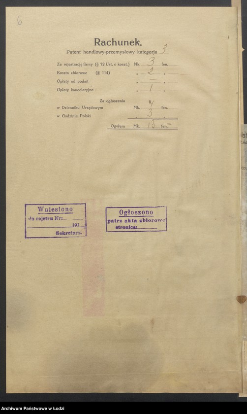 Obraz 8 z jednostki "Chaim Sonenschein- sprzedaż dodatków krawieckich"