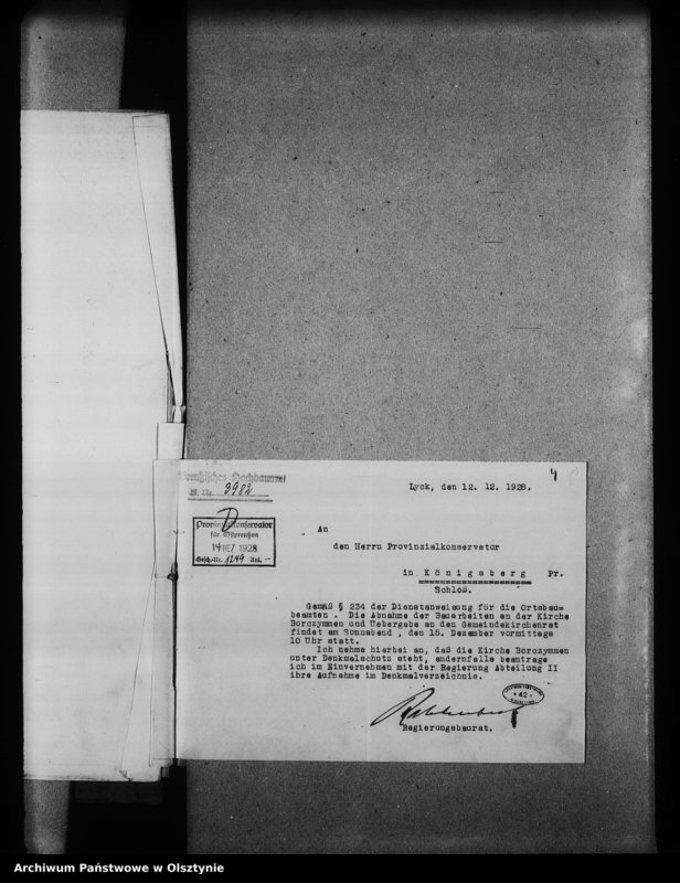 image.from.unit.number "Borschimmen /Borzymin/, evangelische Kirche"