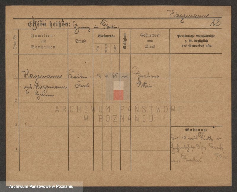 Obraz 12 z jednostki "Hagbeyer - Hajdrichowski (Hei..)"