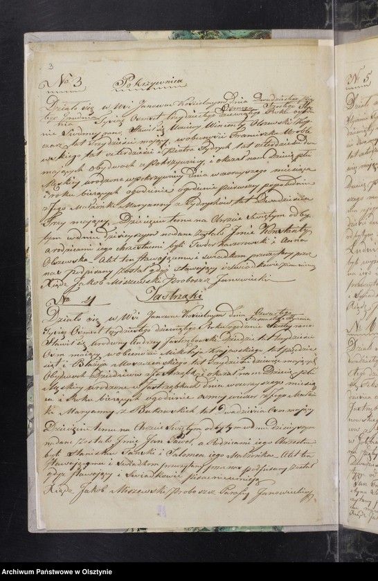 image.from.unit.number "Dupplikat Urodzenia Zaslubienia i Zeyscia parafii Janowieckiey z Roku 1839"