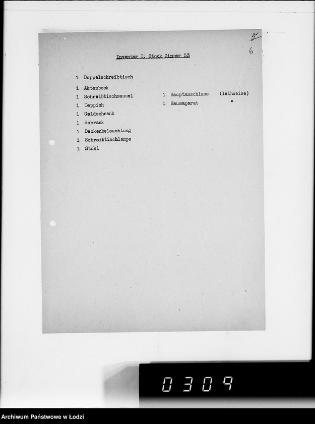 Obraz 10 z jednostki "Akten betr.Inventarverzeichnis"