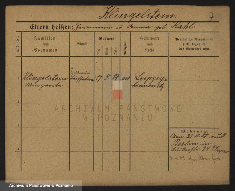 Obraz 7 z jednostki "Klingeberg - Klofik"