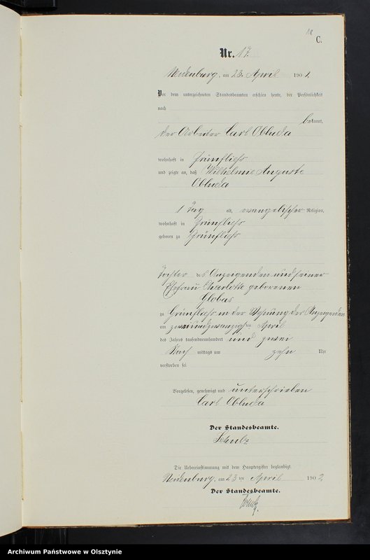 image.from.unit.number "Sterbe-Neben-Register Nr 1 - 70"