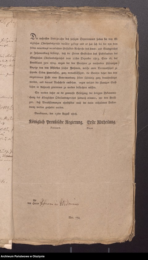 image.from.unit.number "Verfügungnen betreffend Externa in Kirche und Geistlichen Angelegenheiten"