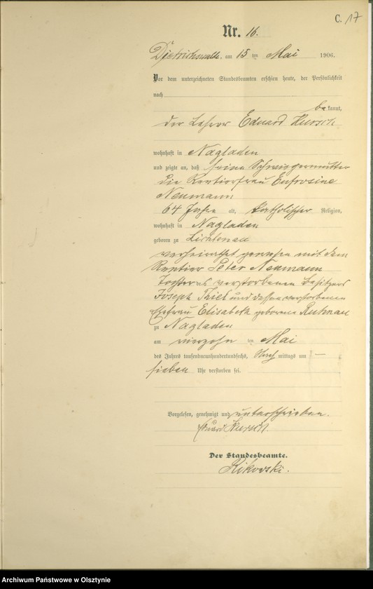 image.from.unit.number "Sterbe-Haupt-Register Nr 1 - 41"