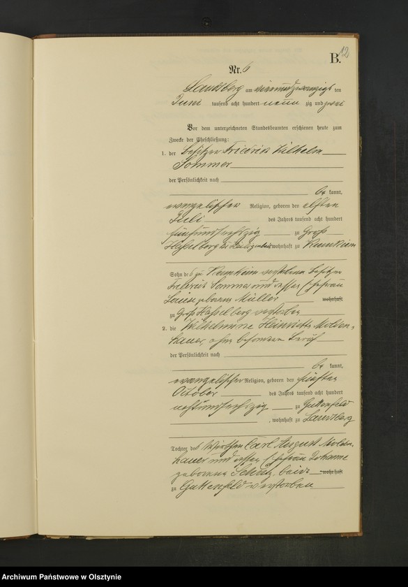 image.from.unit.number "Heiraths-Neben-Register Nr 1 - 16"