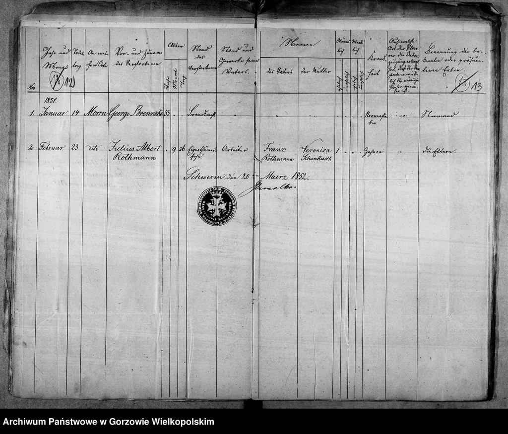 image.from.unit.number "Duplikate der Kirchenbücher über die katholischen Einwohner von: Morrn (Murzynowo), Alexandersdorf (Gościnowo), Johanneswunsch (Dobrojewo)"