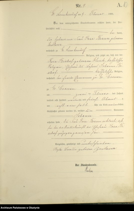 image.from.unit.number "Geburts-Haupt-Register Nr 1 - 77"