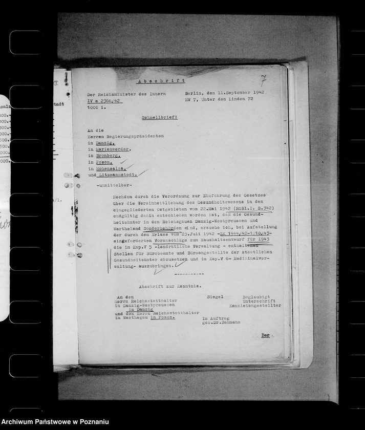 Obraz 11 z jednostki "Voranschlag- Medizinalverwaltung"