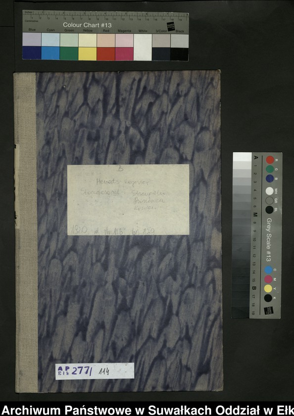 image.from.unit.number "[Heirats - Register (Neben - Register) Standesamt Angerburg einschl. der Bezirke, Gr. Strengeln, Prinowen und Kehlen Kreis Angerburg] No 116 bis 129"