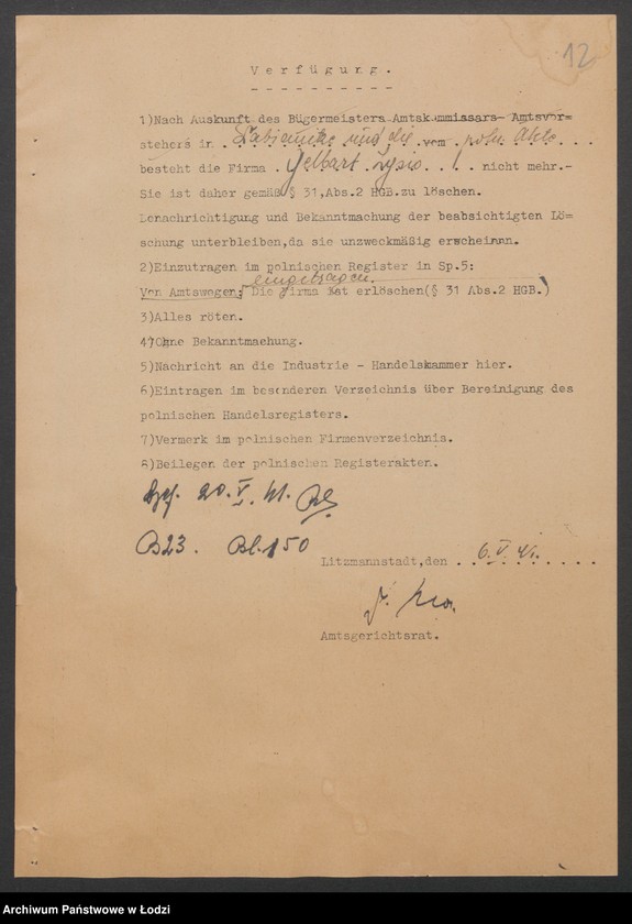 Obraz 14 z jednostki "Gelbracht Zysio- farbiarnia ręczna"