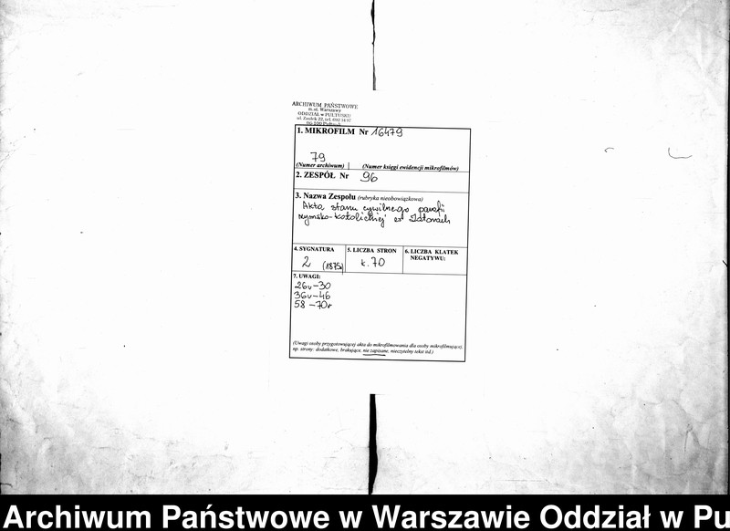 image.from.unit.number "Akta urodzeń, małżeństw i zgonów"