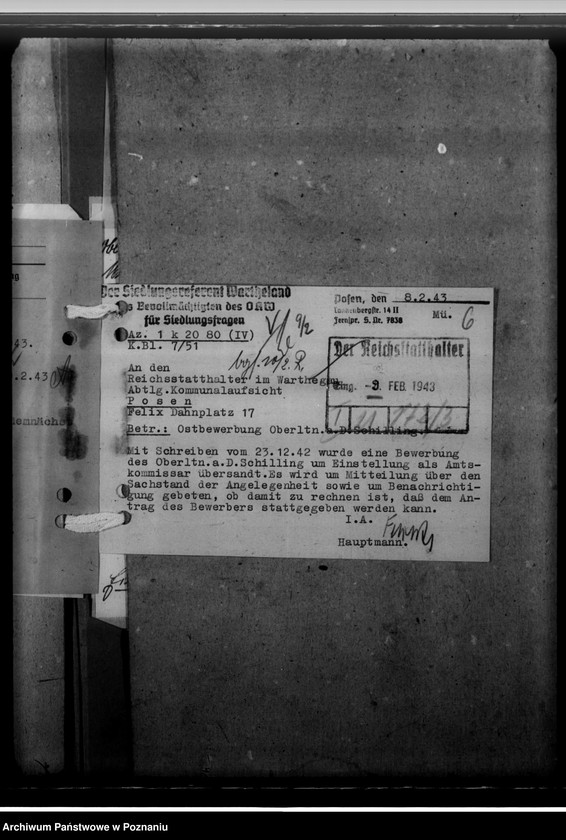 Obraz 10 z jednostki "Schilling und Seifert - komisarz obwodowy"