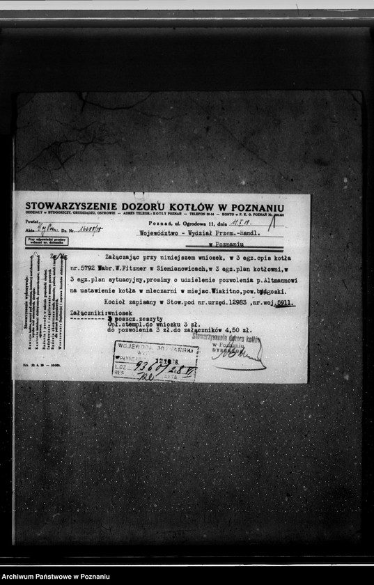 Obraz 5 z jednostki "Mleczarnia w Wiskitnie pow. bydgoski własność Altmann nr woj. 5711"